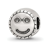 Sterling Silver Reflections Kids Smiley Face Bead
